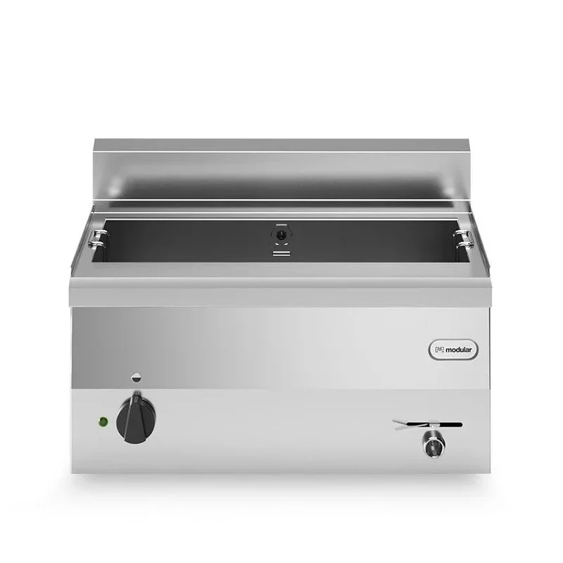 Cuiseur à pâtes à poser - Capacité : 30 litres - Panier non inclus - 600x600x300mm - 9 kW Tri 400V