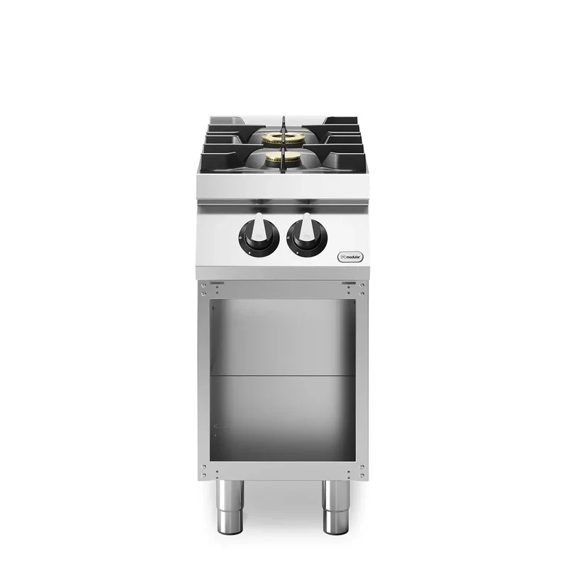 Fourneau 2 feux sur meuble ouvert – 9,5 kW Gaz – 400x730x870mm