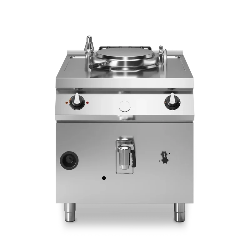 Marmite à gaz chauffe indirect - Capacité : 50 litres - 10,5 kW Gaz - 800x730x870mm