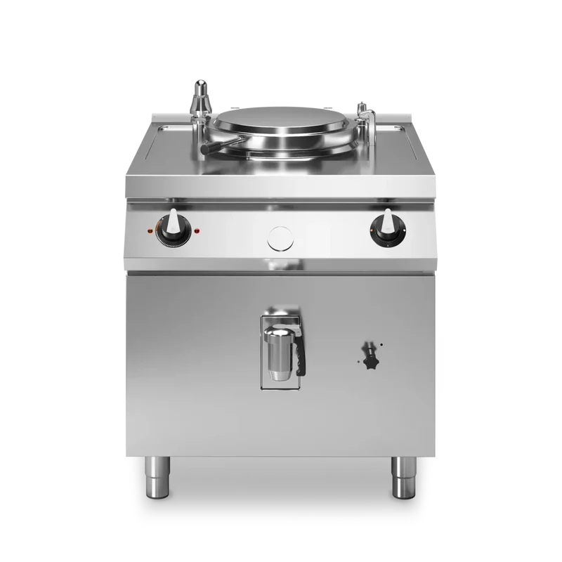 Marmite électrique chauffe indirect - Capacité : 50 litres - 12,3 kW 400V Tri - 800x730x870mm