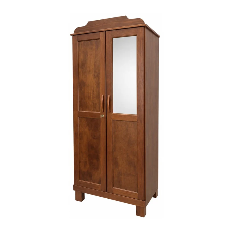 Finestra Ropero de Madera con 2 Puertas y Espejo