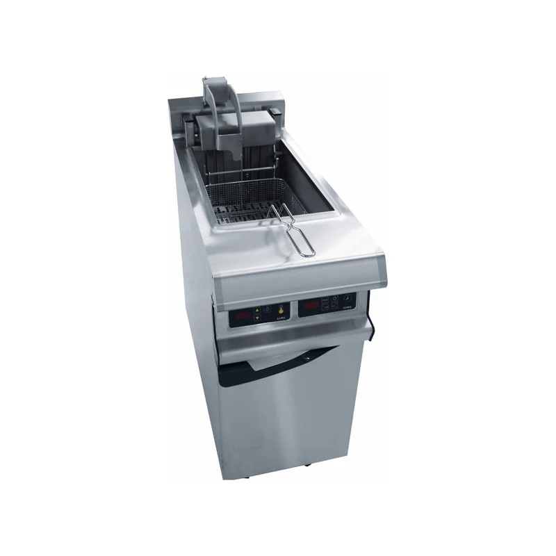 Friteuse électrique 1 cuve de 20L sur meuble