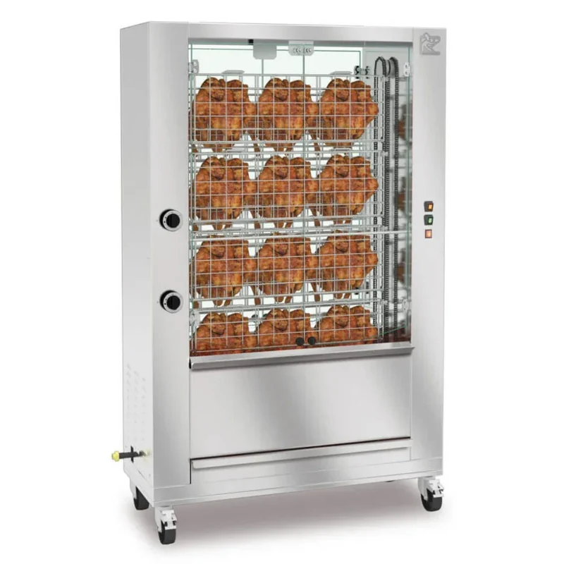 Rôtissoire BRASILIA G ROTISOLE - Capacité : 27 poulets - 15 kW GAZ