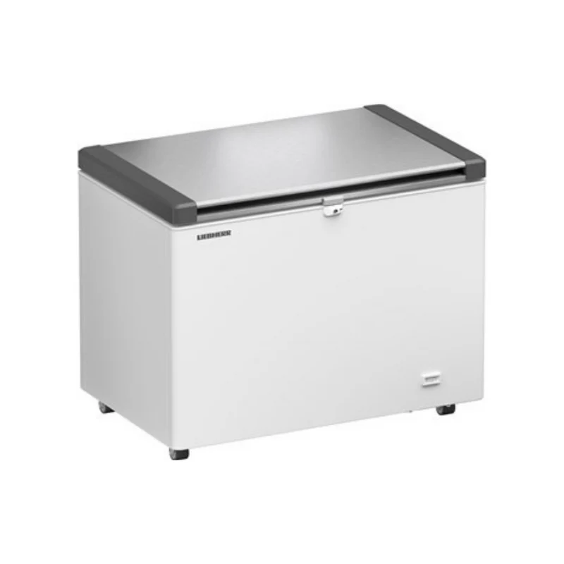 Congélateur coffre + couvercle inox - 266L