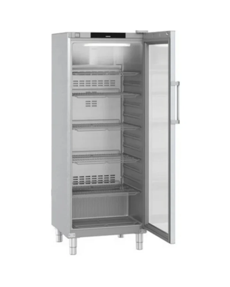 Armoire réfrigérée de restauration positive ventilée 1 porte vitrée - 655L