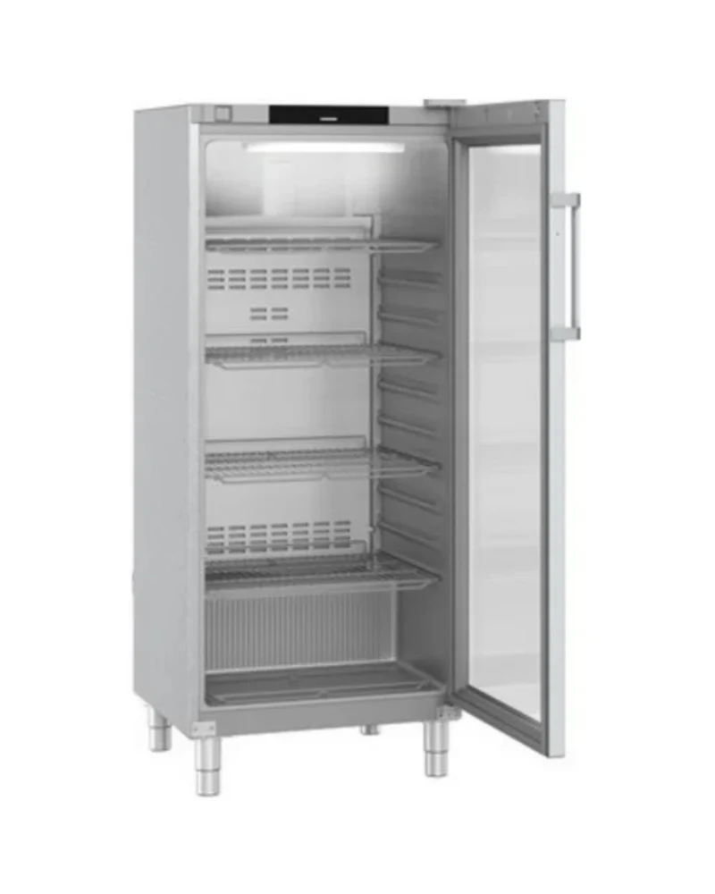 Armoire réfrigérée de restauration positive ventilée 1 porte vitrée - 600L