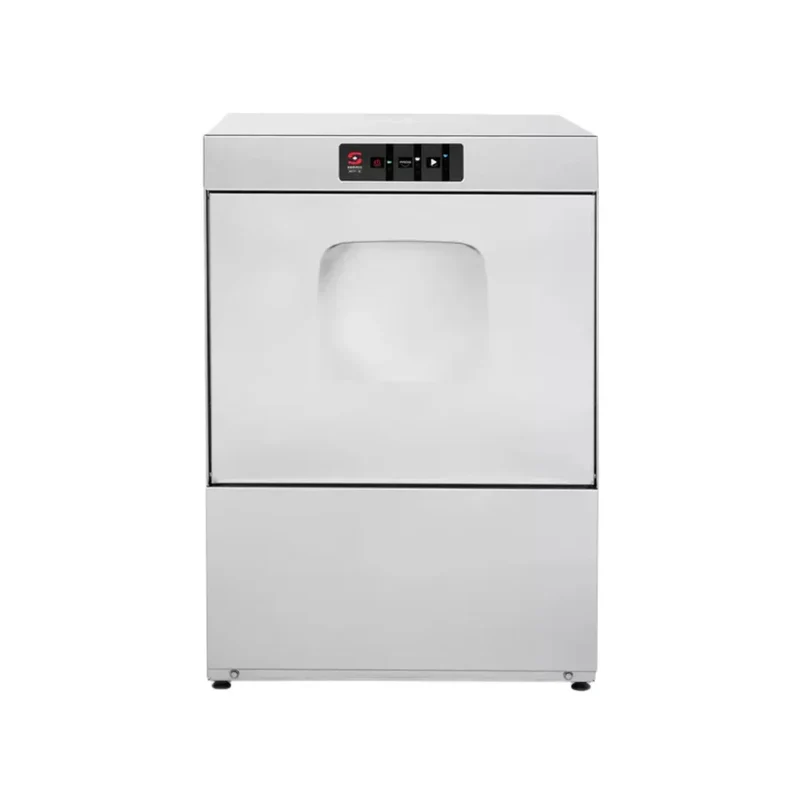 Lave-vaisselle panier 500x500mm + pompe de vidange - 580x640x835mm - Passage : 380mm - 3,3 kW