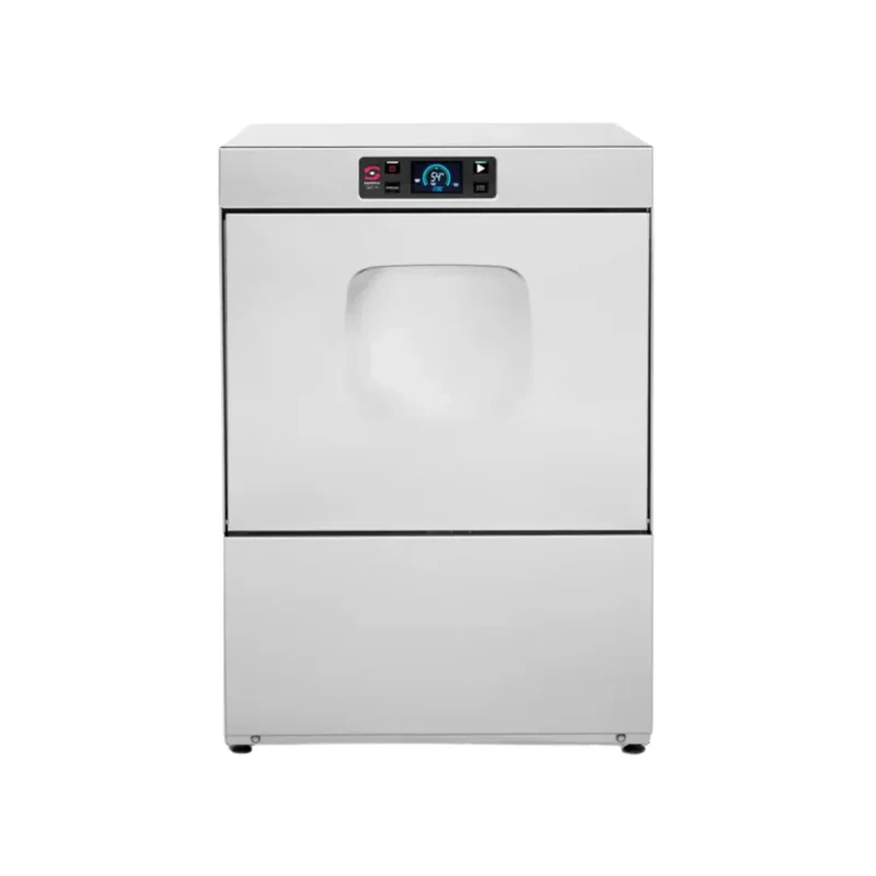 Lave-vaisselle panier 500x500mm + pompe de vidange - 580x635x835mm - Passage : 380mm - 5,75 kW
