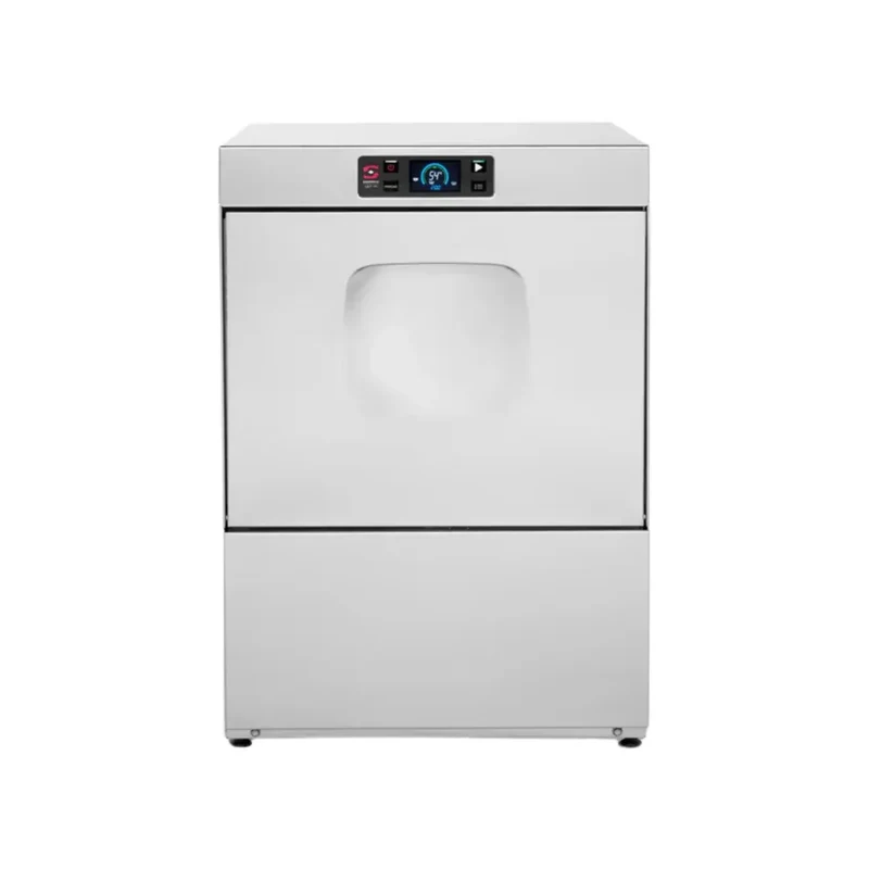 Lave-vaisselle panier 500x500mm + adoucisseur - 580x635x835mm - Passage : 380mm - 5,75 kW