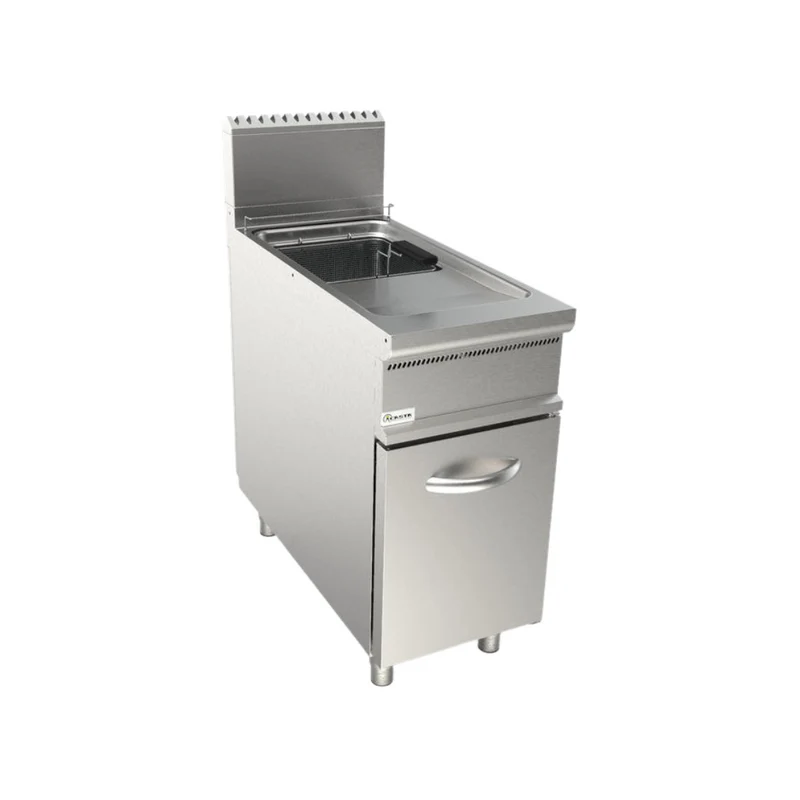 Friteuse à gaz sur meuble