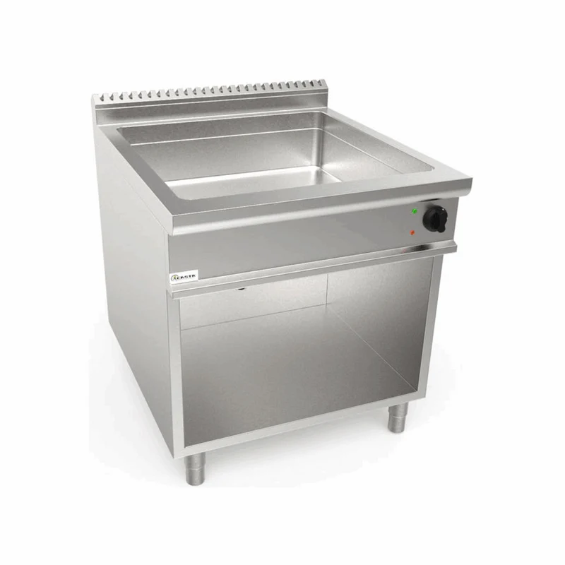 Bain marie électrique sur meuble ouvert