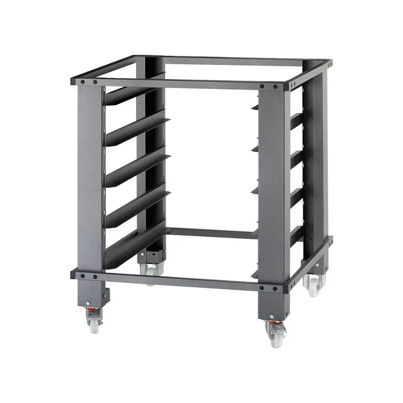 Support de four à pizza IDECK 72.72 sur roulettes + 5 glissière - Hauteur 1000mm