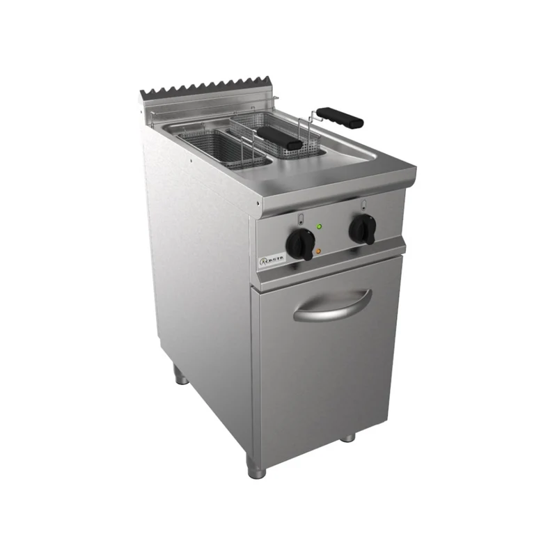 Friteuse électrique sur meuble 2x8L