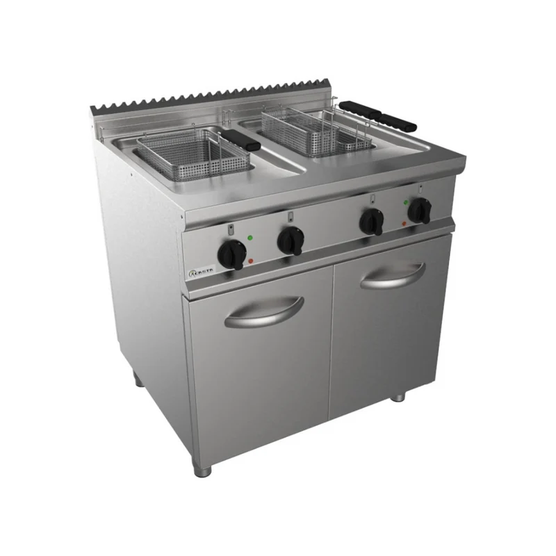 Friteuse électrique sur meuble 2x13L