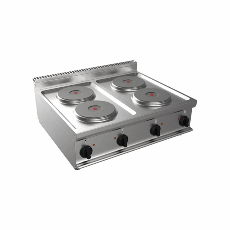 Cuisinière électrique 4 feux à poser