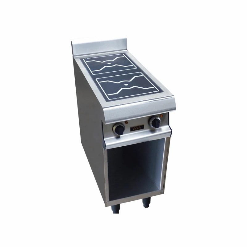 2 foyers induction sur meuble ouvert