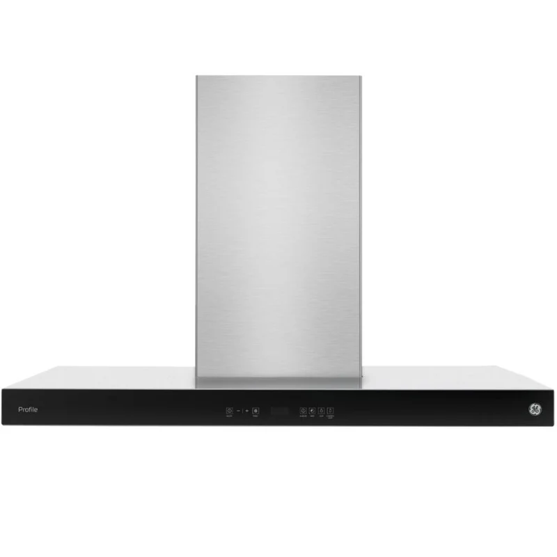 GE Profile Extractor de Grasa de Acero Inoxidable y Vidrio Negro 90 CM (CGP9019I6I)