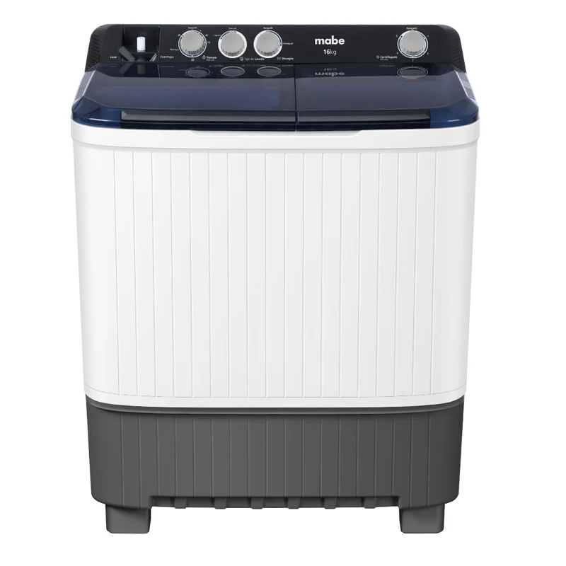 Mabe Lavadora Semiautomática 16 Kg, Blanco (LMDX6124HBAB0)